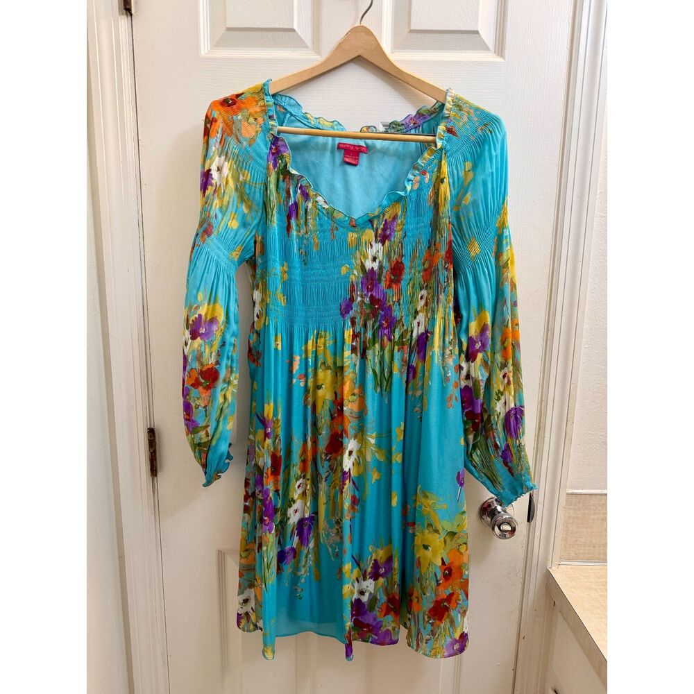 Sunny Leigh Bohemian-style Peasant Dress